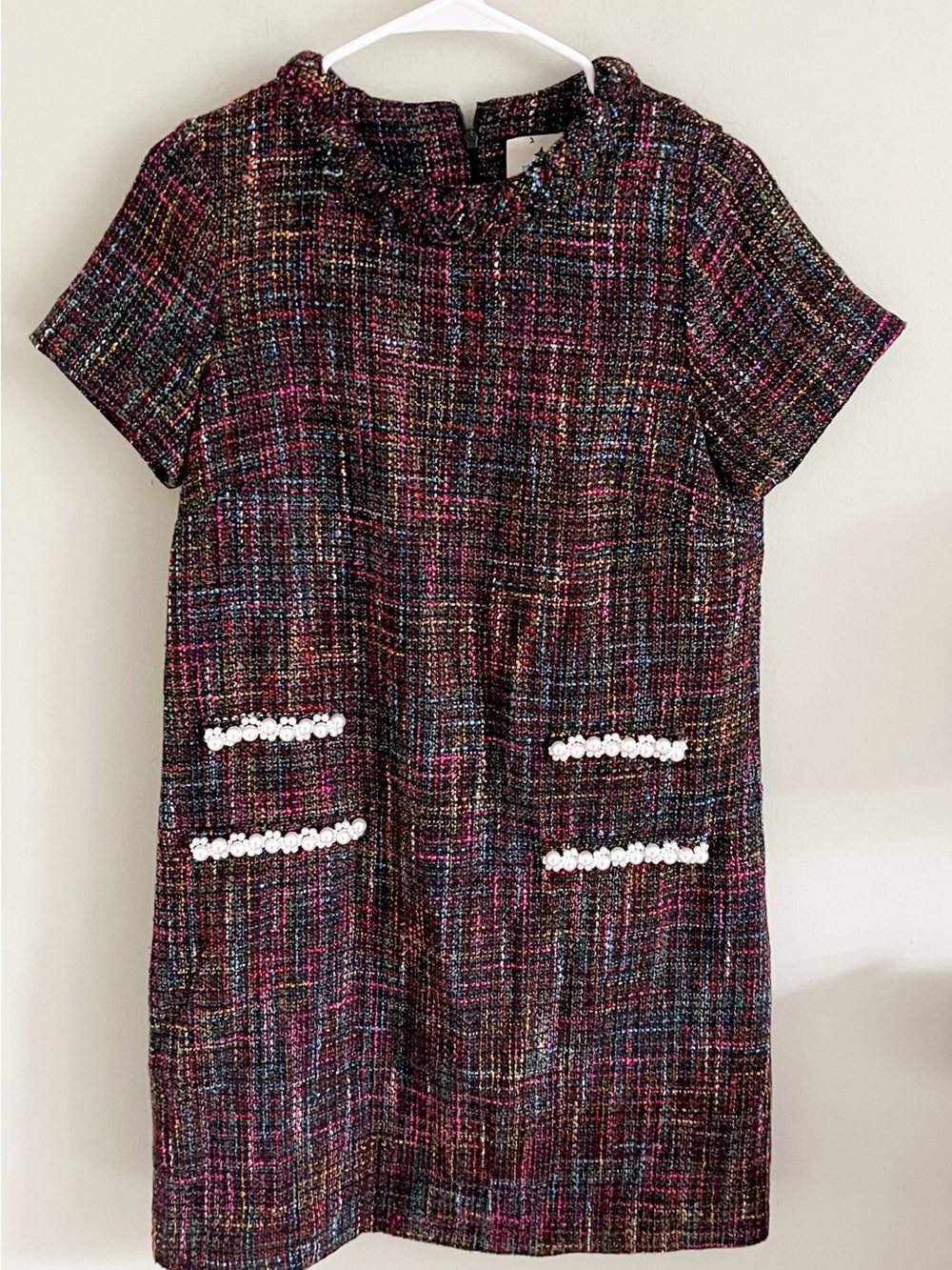 Tuckernuck black tweed Jackie dress sz S